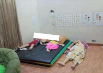 Jenajah ibu dana anak kembar saat masih didalam kamar