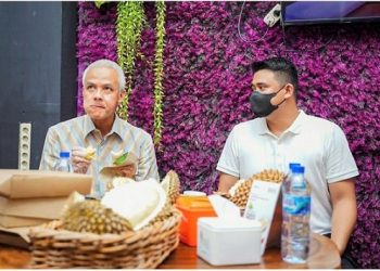 Ganjar Pranowo dan Bobby Nasution Walikota Medan. (Foto Ist)