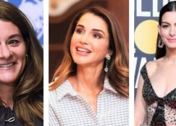 Melinda Gates , Anne Hathaway dan Ratu Rania Yordania. (Foto Ist)
