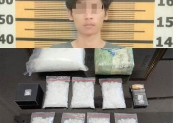 Pelaku Rahmadan alias Madan dan barang bukti