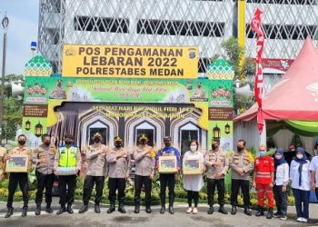 Tim Supervisi Ops Ketupat Polri di Pospam. (Foto Ist)