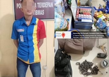 Pelaku pencurian, Bilhan dan barang bukti
