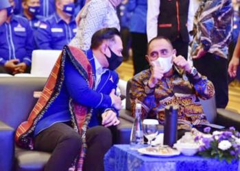 AHY dan Edy Rahmayadi. (Foto Ist)