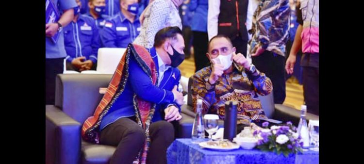 AHY dan Edy Rahmayadi. (Foto Ist)
