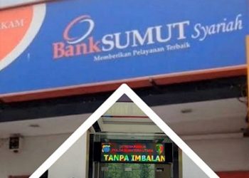 Penyidik Polda Sumut bersama AS mantan pimpinan cabang pembantu Bank Sumut Syariah. (Foto Ist)