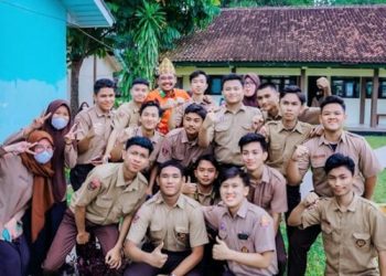 Bobby Nasution Walikota Medan saat di SMA Negeri 9 Bandar Lampung. (Foto Ist)