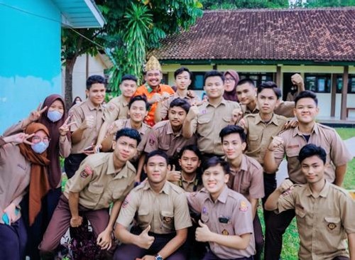 Bobby Nasution Walikota Medan saat di SMA Negeri 9 Bandar Lampung. (Foto Ist)