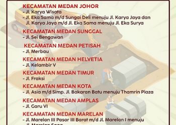 Program U-Ditch di Medan. (Foto Ist)