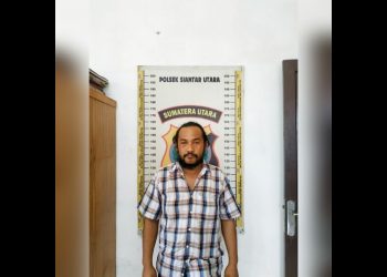 Pelaku Iren Maulana Siahaan sudah diamankan di Polsek Siantar Utara