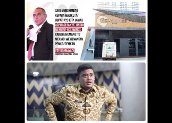 Holwings Medan dan Bobby Nasution. (Foto Ist)