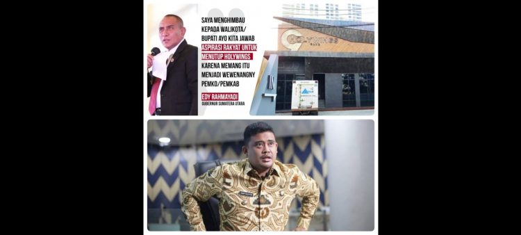 Holwings Medan dan Bobby Nasution. (Foto Ist)