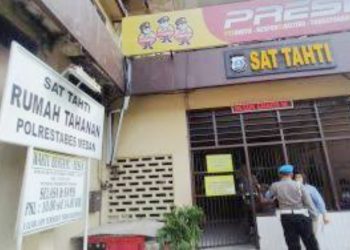Ruang Tahanan Polrestabes Medan. (Foto Ist)