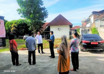 Sekda Siantar Budi Utari saat kunjungi Kantor Dinsos P3A Kota Siantar