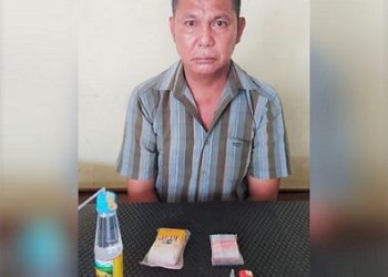 Pelaku MD dan barang bukti