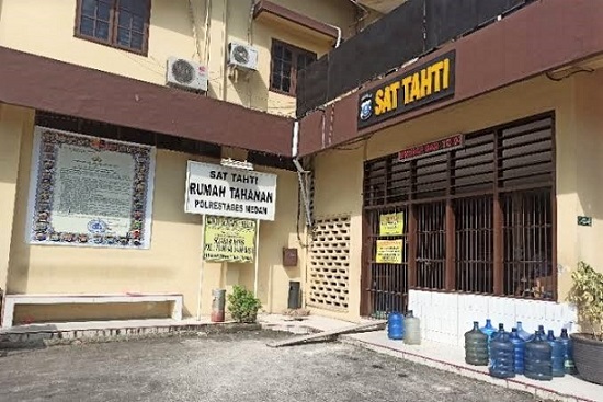 Rumah Tahanan Polrestabes Medan. (Foto Ist)