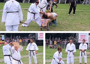 Atraksi Bela Diri Dojo Yuni Pea Setia