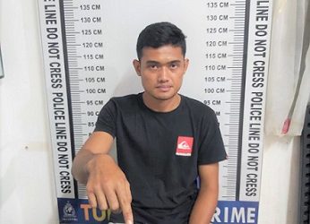 Pelaku Mahyuddin alias Imam dan barang bukti