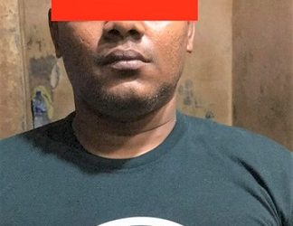Pelaku Mhd Syahrial alias Rakesh yang sudah diamankan polisi. (Foto Ist)