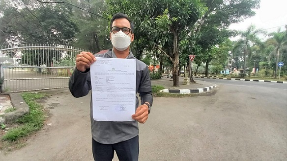 Wartawan Korban Penipuan. (Foto Ist)