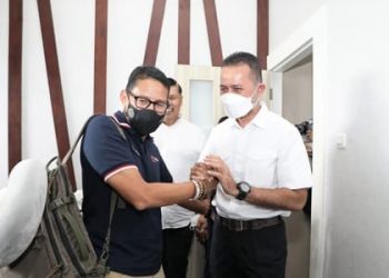 Sandiaga Uno Menparekraf dan Wakil Gubernur (Wagub) Sumut Musa Rajekshah. (Foto Ist)