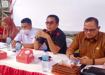 Paul Simanjuntak sosialisasi Produk Hukum Pemko Medan ke 7 tahun 2022, Perda Nomor 4 Tahun 2012 tentang Sistem Kesehatan Kota Medan. (Foto Ist)