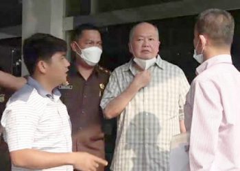 Mujianto Direktur PT Agung Cemara Realty (ACR) ditahan pihak Kejatisu. (Foto Ist)