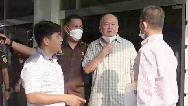 Mujianto Direktur PT Agung Cemara Realty (ACR) ditahan pihak Kejatisu. (Foto Ist)