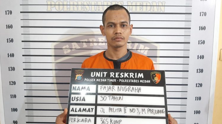 Pelaku Jambret Fajar Nugraha alias Fajar. (Foto Ist)