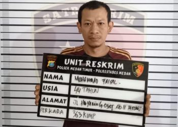 Pelaku Pencurian, Muhammad Faisal. (Foto Ist)