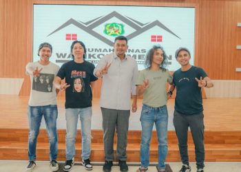 Slank dan Bobby Nasution Wali Kota Medan. (Foto Ist)
