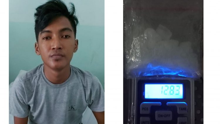 Pelaku AG dan barang bukti