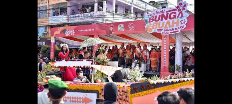 Festival Bunga dan Buah Tanah Karo 2022. (Foto Ist)
