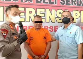 Pelaku penembak pendeta di Deliserdang.(Foto Ist)