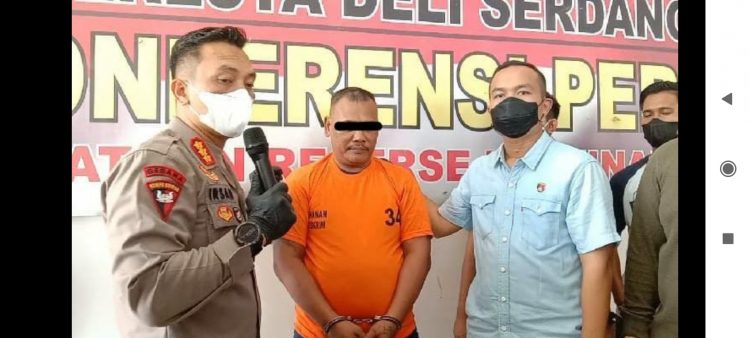 Pelaku penembak pendeta di Deliserdang.(Foto Ist)