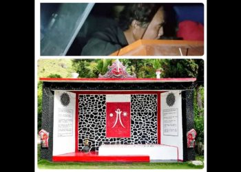 Peti penyimpanan tanah dari Makam Raja Sisingamangaraja XII. (Foto.Ist) 