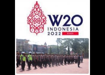 Apel personil Polda Sumut W20. (Foto Ist)