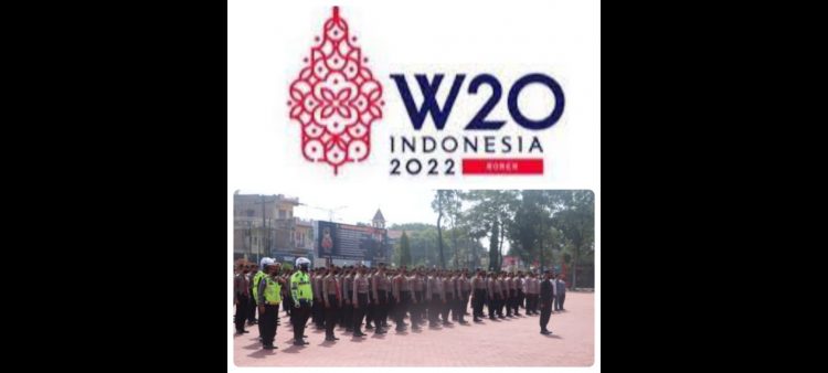 Apel personil Polda Sumut W20. (Foto Ist)