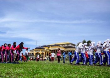 Permainan Tradisional. (Foto Ist)