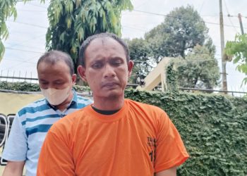 Rahmat pelaku pembunuhan keponakan. (Foto Ist)