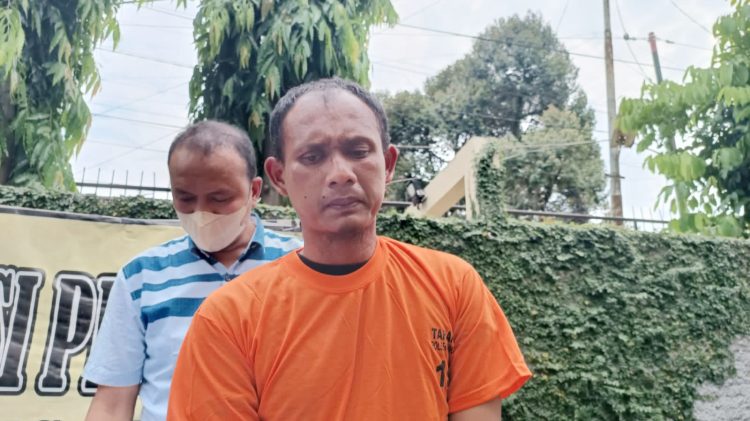Rahmat pelaku pembunuhan keponakan. (Foto Ist)