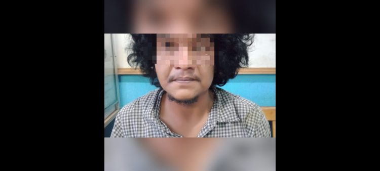 Pelaku pembunuhan siswi SMA Tebing Tinggi. (Foto Ist)