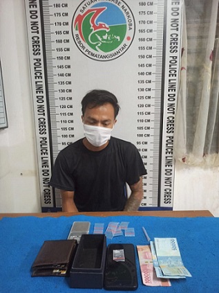 Pelaku Zulfan Efendi alias Pablo dan barang bukti