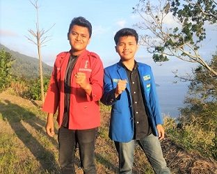 Rifki Pratama Ketua PMII dan Hexa Hutapea Ketua GMNI Kota Siantar