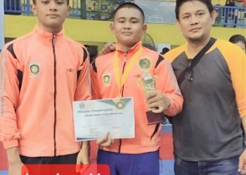 Jeremy Sihotang menoreh prestasi meraih medali emasKejurnas Tinju Amatir Junior – Youth – Elite 2022, (Foto Ist)