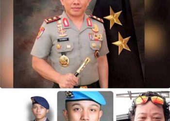 Irjen Ferdy Sambo, Bharada E, Brigadir RR alias Ricky Rizal, dan KM alias Kuwat. (Foto Ist)