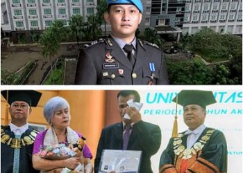 Alm. Brigadir Nopriansyah Yosua Hutabarat atau Brigadir J diwisuda Universitas Terbuka (UT). (Foto Ist)