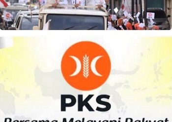 Partai Keadilan Sejahtera (PKS) Medan gelar flashmob mengenalkan lambang baru partai kepada warga Kota Medan. (Foto Ist)