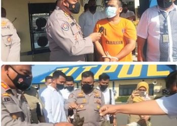 Polairud Polda Sumut amankan nelayan membawa Belangkas. (Foto Ist)