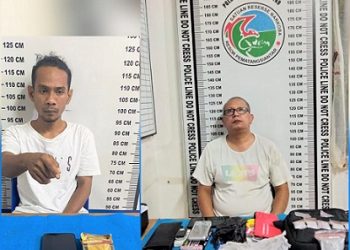 Kedua pelaku, MS. Hidayat dan Endi Syawaluddin Silalahi serta barang bukti sudah diamankan di Ruangan Sat Narkoba Polres Siantar