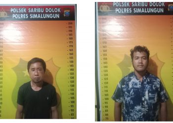 Kedua terduga tersangka penggelapan 